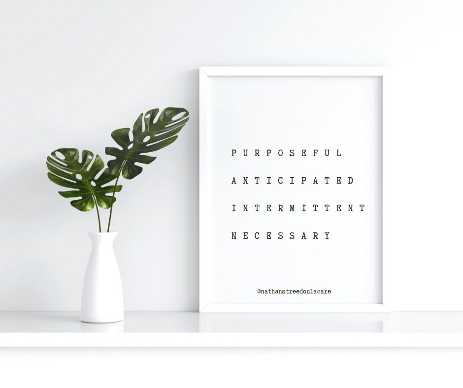 Pain during birth is purposeful